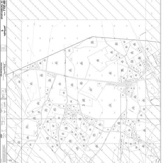 550 Old Mill Rd, Campobello, SC for sale - Plat Map - Image 1 of 1