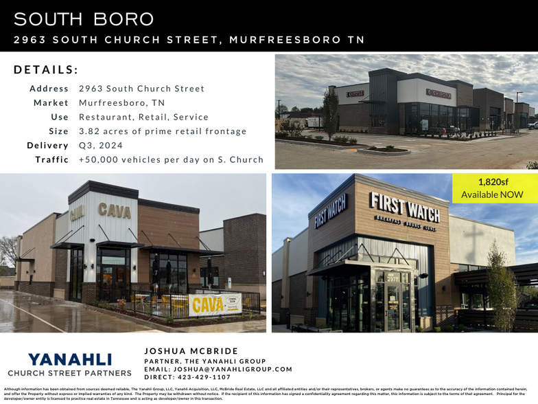 2963 S Church St, Murfreesboro, TN for lease - Building Photo - Image 1 of 10