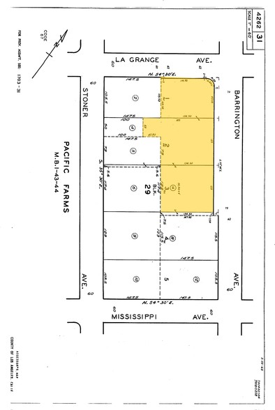 2001 S Barrington Ave, Los Angeles, CA for lease - Floor Plan - Image 3 of 10