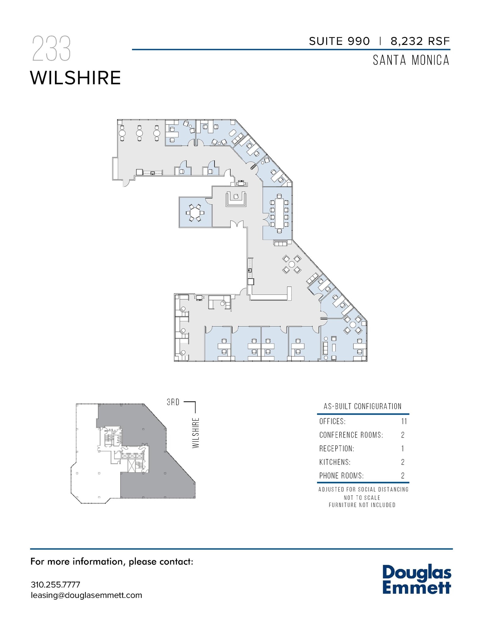 233 Wilshire Blvd, Santa Monica, CA for lease Floor Plan- Image 1 of 1