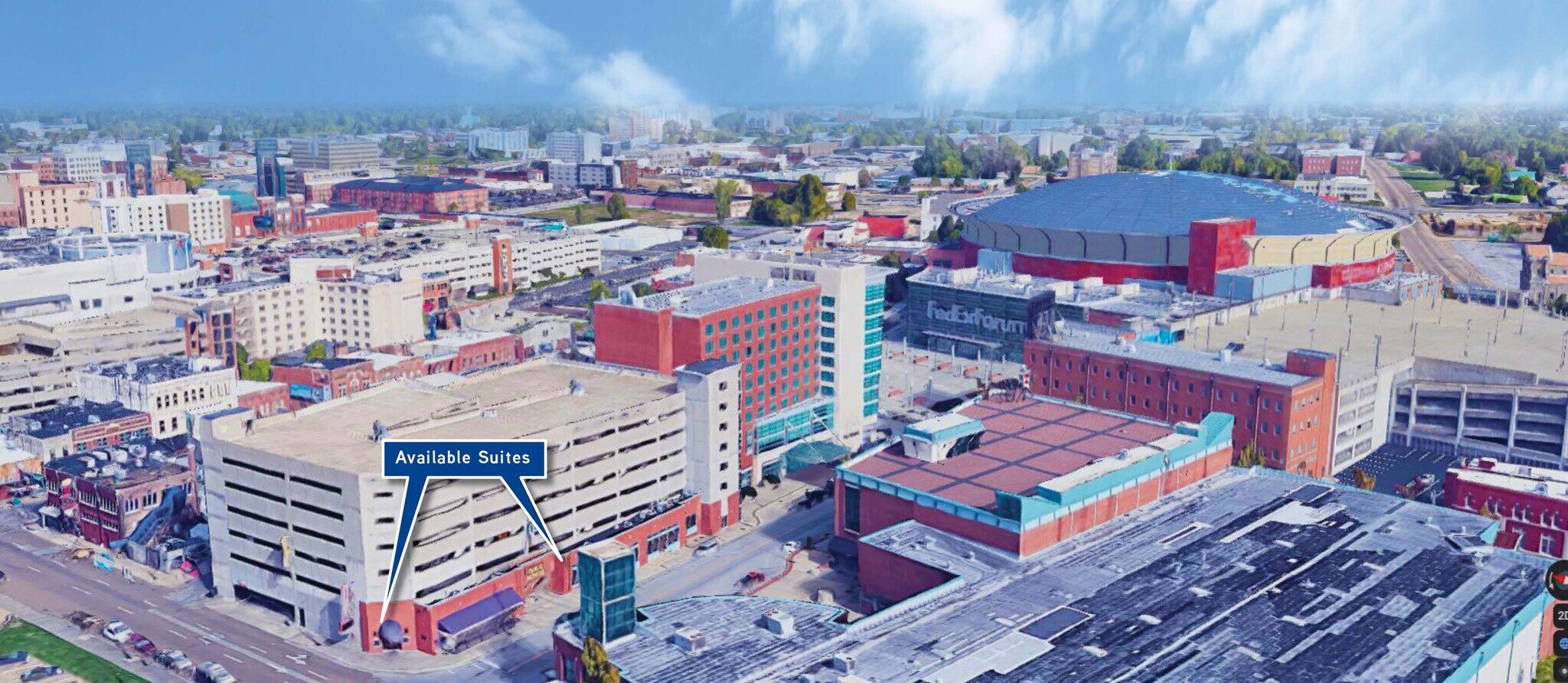 140 Lt George W Lee, Memphis, TN for lease Aerial- Image 1 of 5