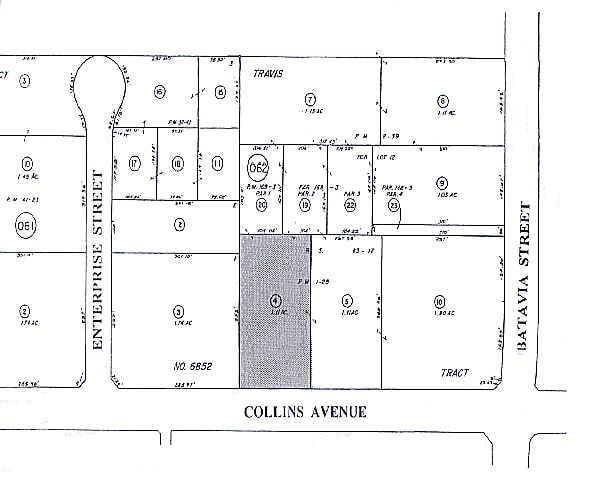 1041-1045 W Collins Ave, Orange, CA for lease - Plat Map - Image 2 of 4