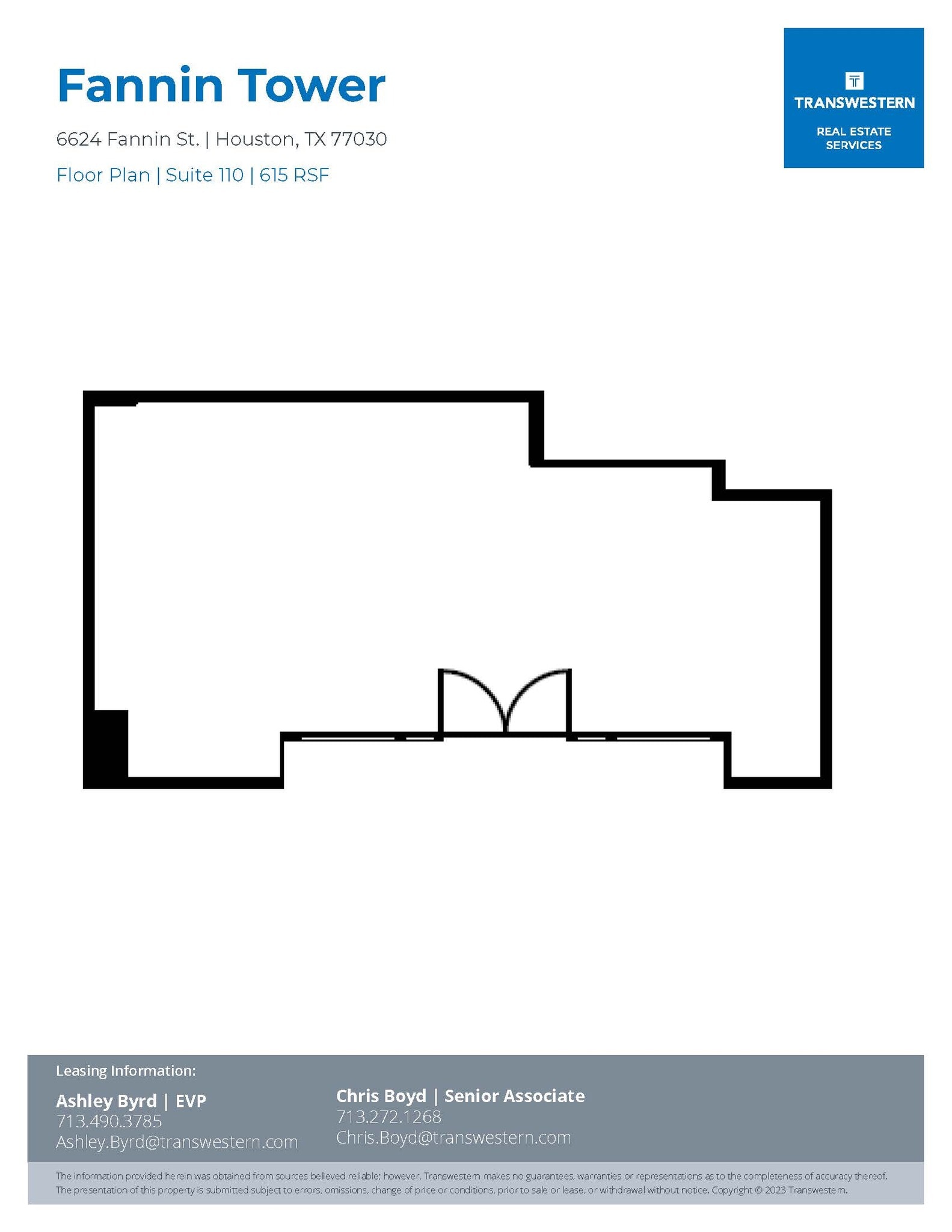 6624 Fannin St, Houston, TX for lease Floor Plan- Image 1 of 1