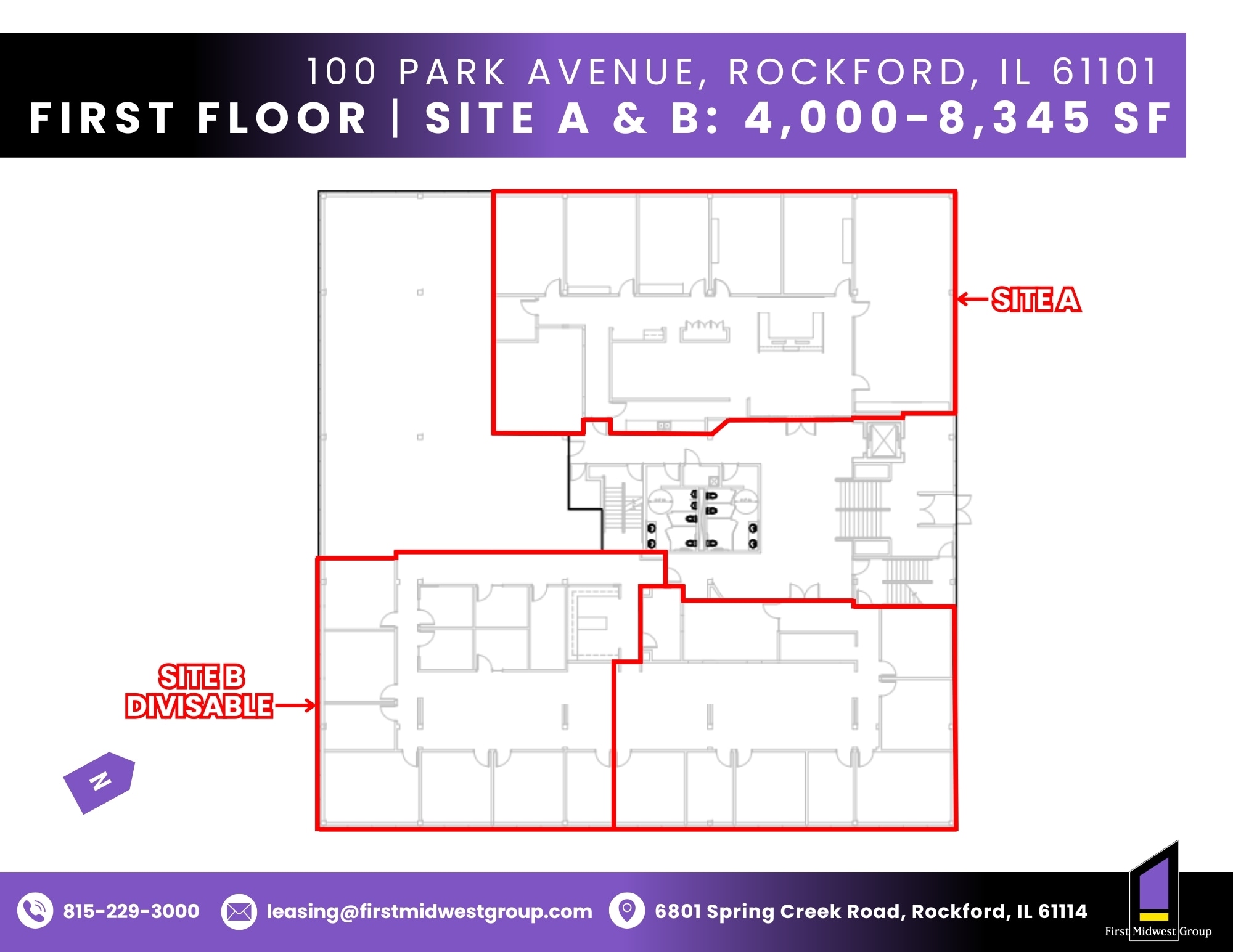 100 Park Ave, Rockford, IL for lease Building Photo- Image 1 of 1