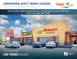 More details for 4503 Paradise Rd, Las Vegas, NV - Retail for Sale