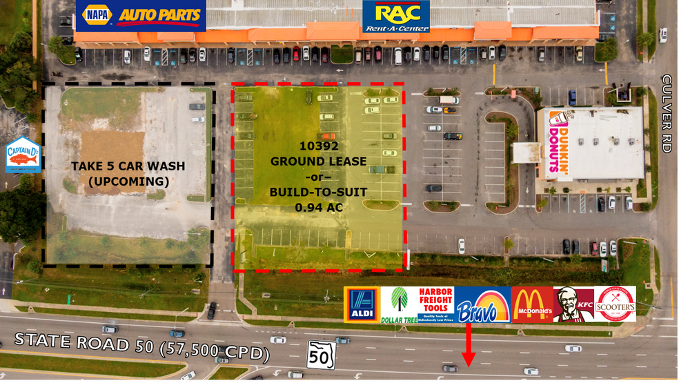 10392 E Colonial Dr, Orlando, FL for lease - Aerial - Image 3 of 3