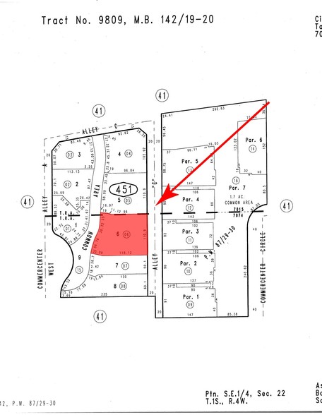 1831 S Commercenter Dr W, San Bernardino, CA for sale - Plat Map - Image 1 of 1