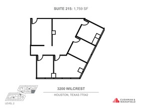 3200 Wilcrest Dr, Houston, TX for lease Floor Plan- Image 1 of 1