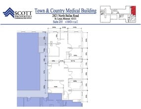 2821 N Ballas Rd, Town And Country, MO for lease Floor Plan- Image 1 of 1