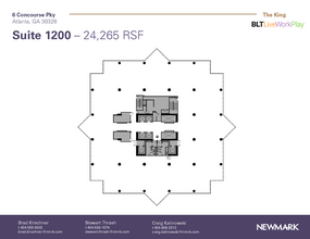 6 Concourse Pky NE, Atlanta, GA for lease Floor Plan- Image 1 of 1