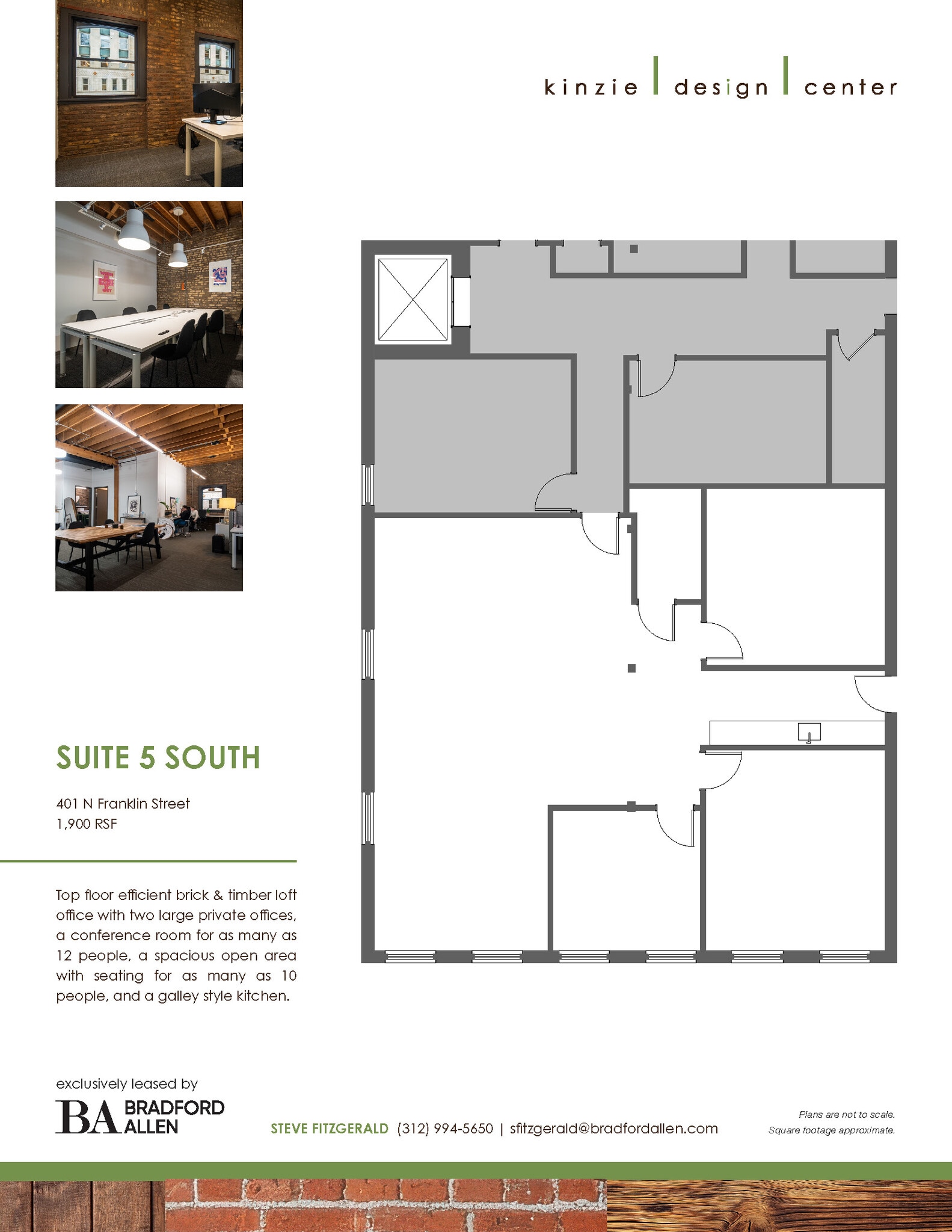 220-230 W Kinzie St, Chicago, IL for lease Floor Plan- Image 1 of 2
