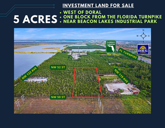 More details for NW 119 Avenue &  NW 50 Sreet, Doral, FL - Land for Sale