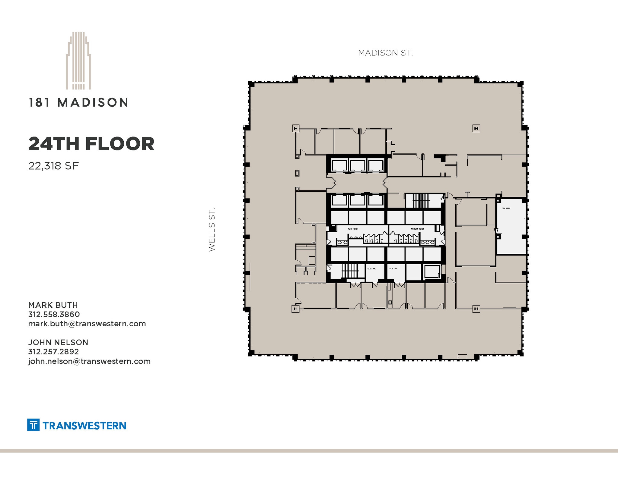 181 W Madison St, Chicago, IL for lease Floor Plan- Image 1 of 2