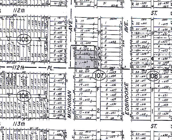 11221-11227 S Michigan Ave, Chicago, IL for sale - Plat Map - Image 3 of 7