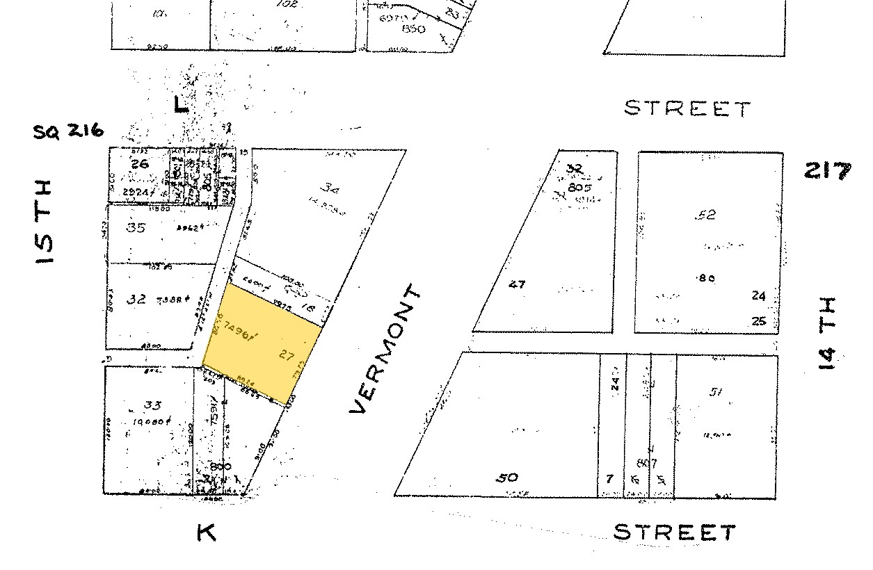 1010 Vermont Ave NW, Washington, DC for sale Plat Map- Image 1 of 1