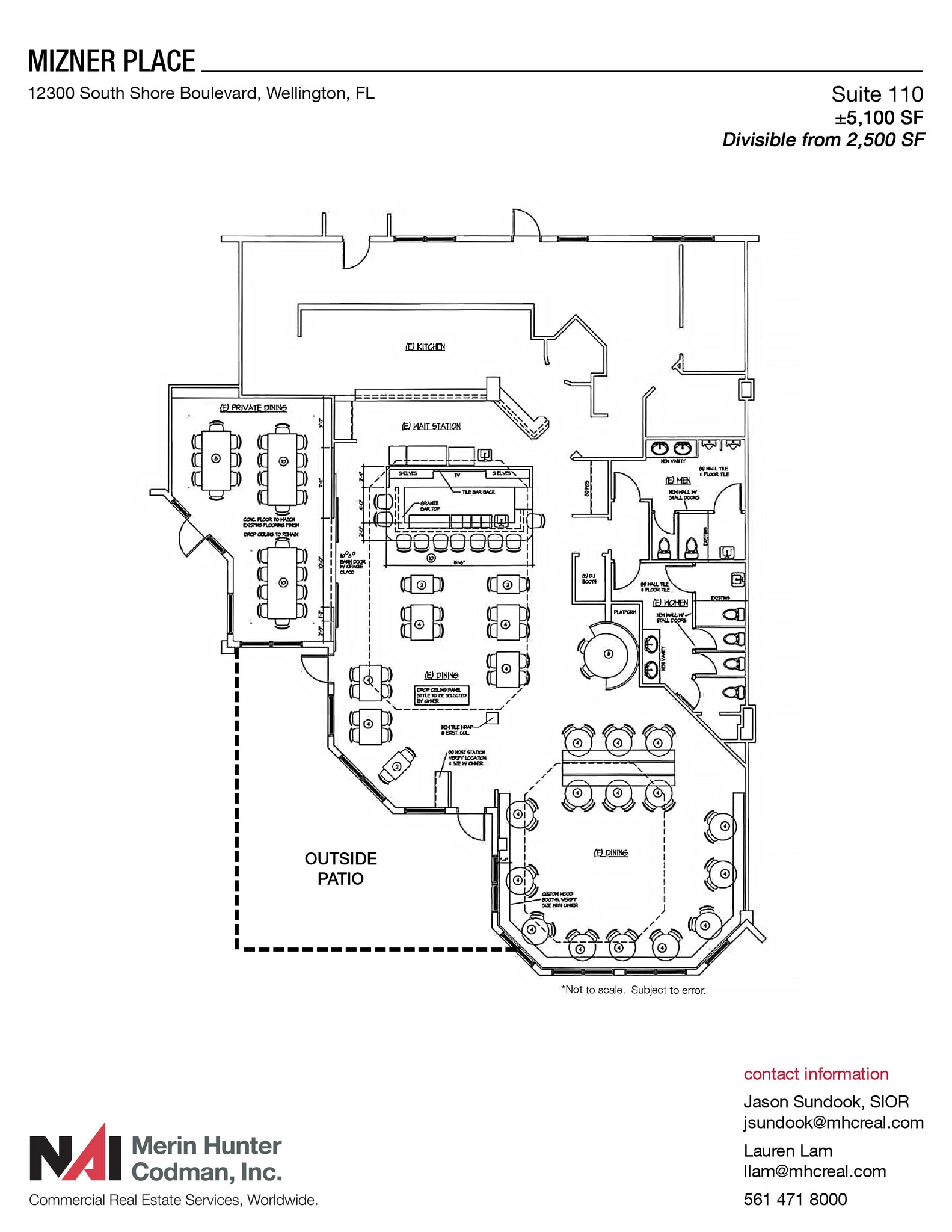 12300 S Shore Blvd, Wellington, FL for lease Floor Plan- Image 1 of 8