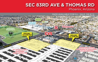More details for SEC 83rd & Thomas Rd ave, Phoenix, AZ - Land for Lease
