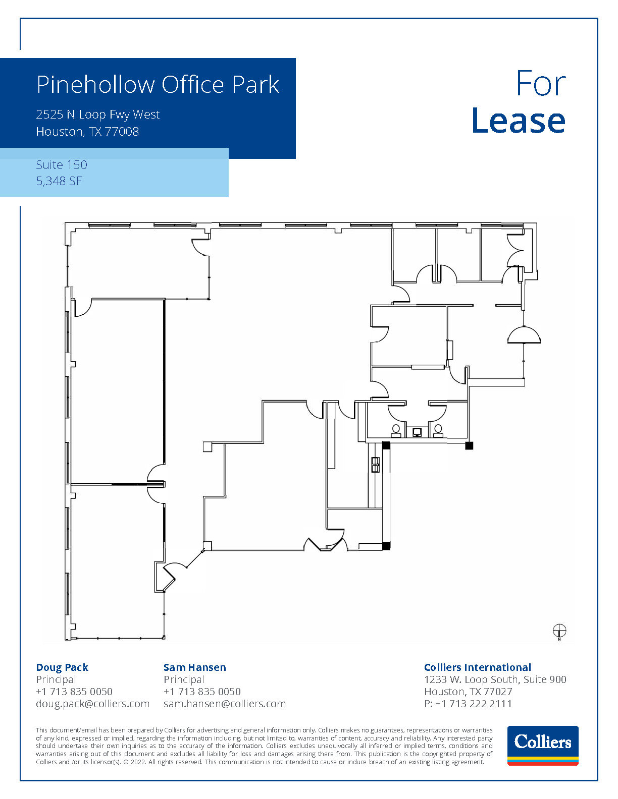 2525 N Loop Fwy W, Houston, TX for lease Floor Plan- Image 1 of 1