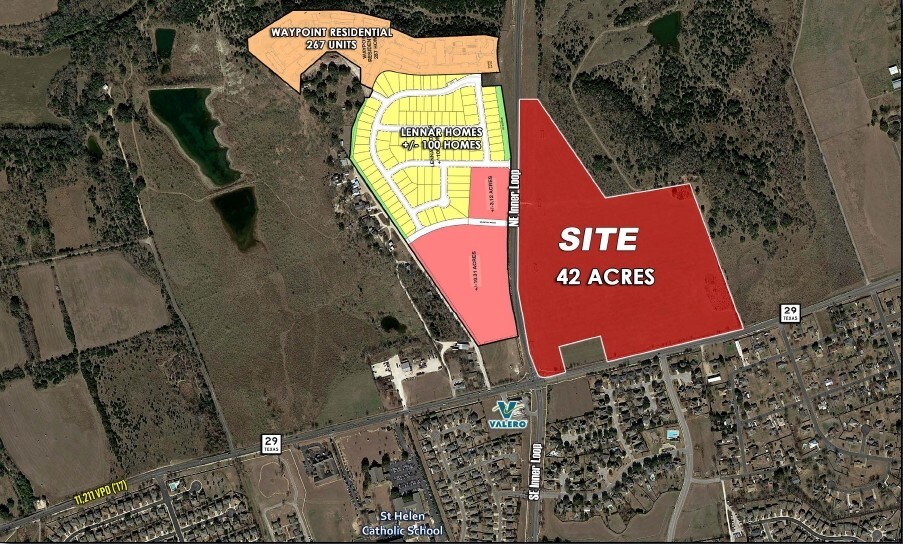 Inner Loop & Hwy 29, Georgetown, TX for sale Primary Photo- Image 1 of 1