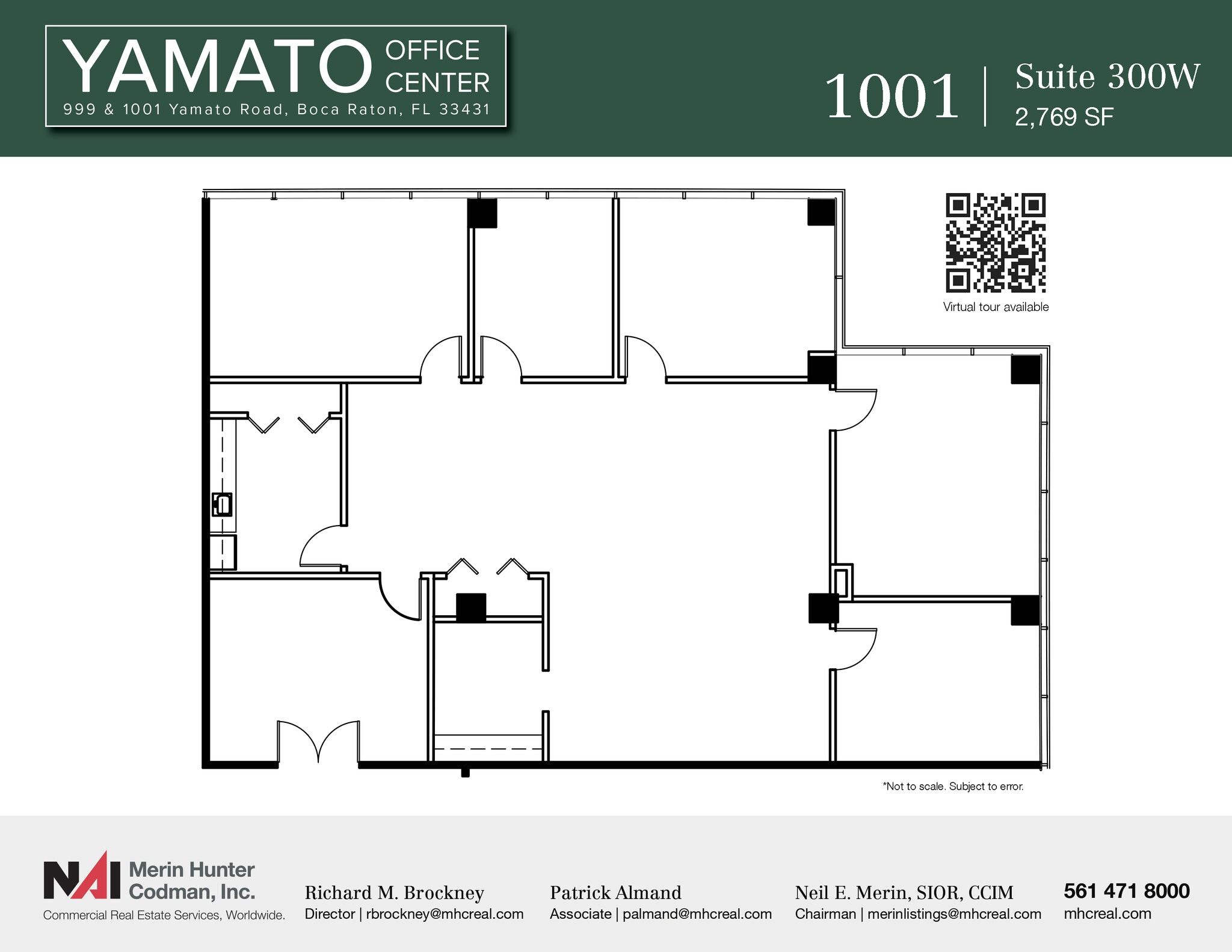 999-1001 W Yamato Rd, Boca Raton, FL for lease Floor Plan- Image 1 of 12