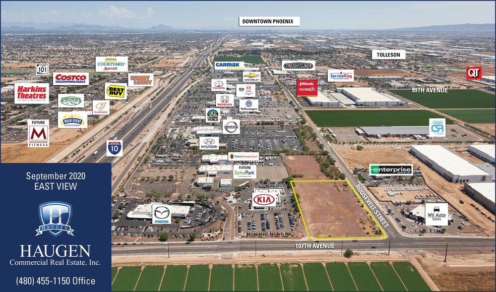 107th Avenue & Roosevelt St, Avondale, AZ for sale - Aerial - Image 1 of 1