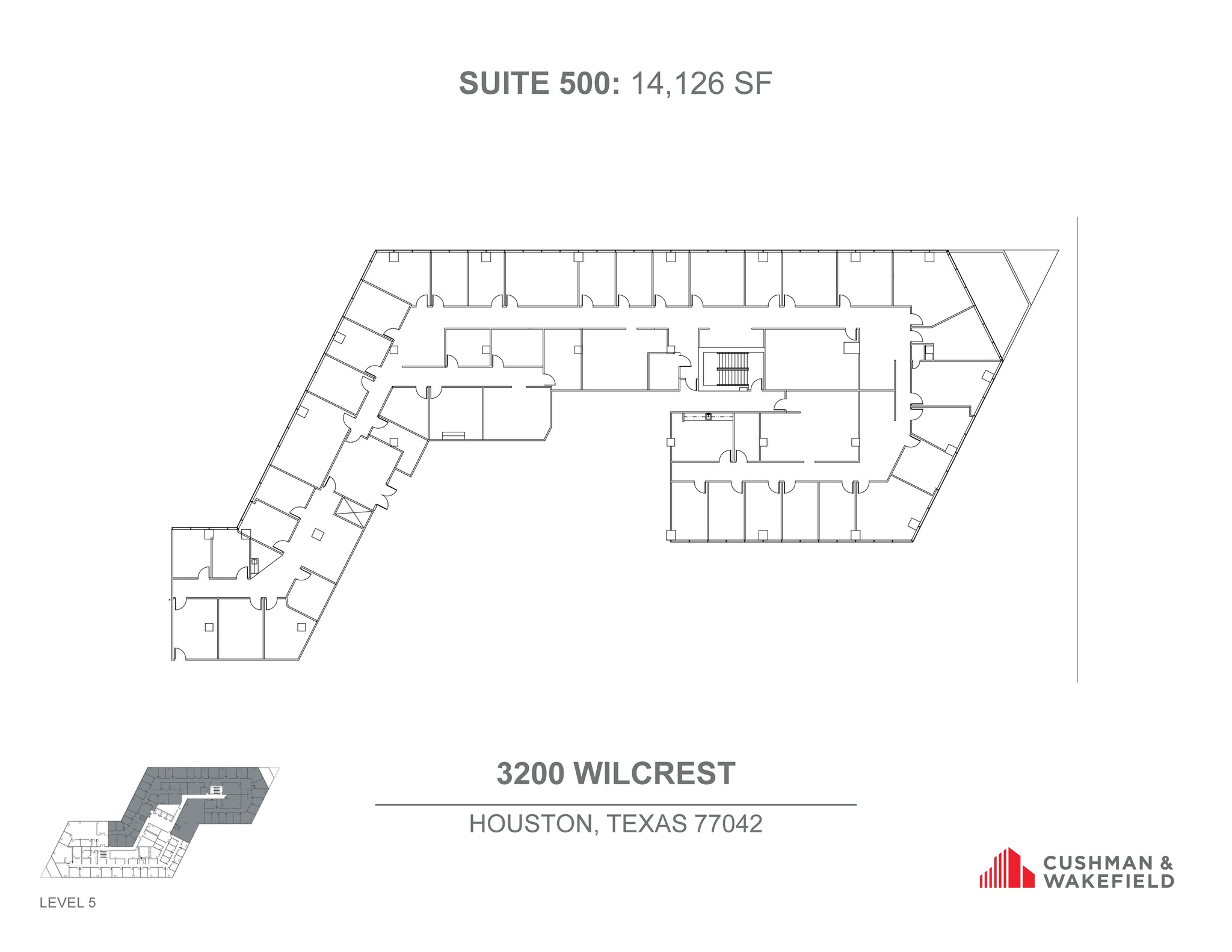 3200 Wilcrest Dr, Houston, TX for lease Floor Plan- Image 1 of 1