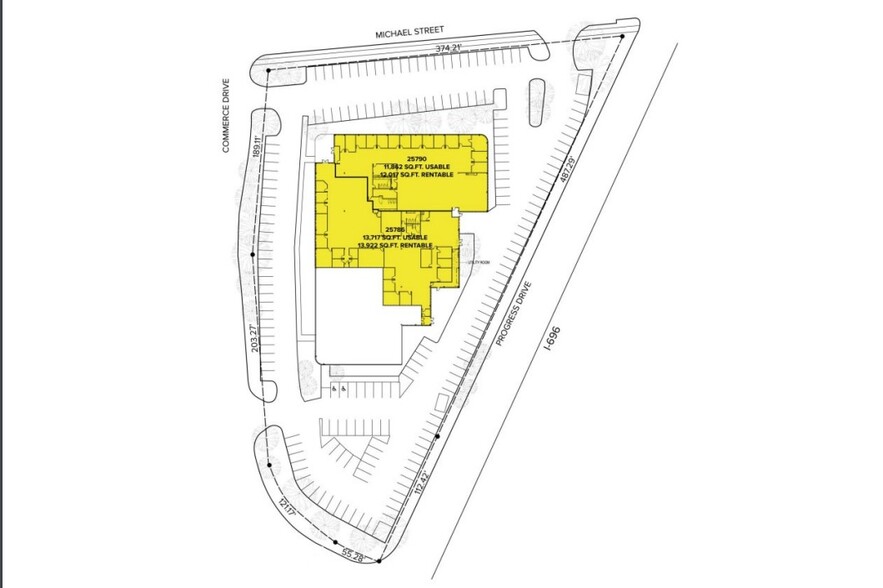 25780-25790 Commerce Dr, Madison Heights, MI for lease - Floor Plan - Image 2 of 7