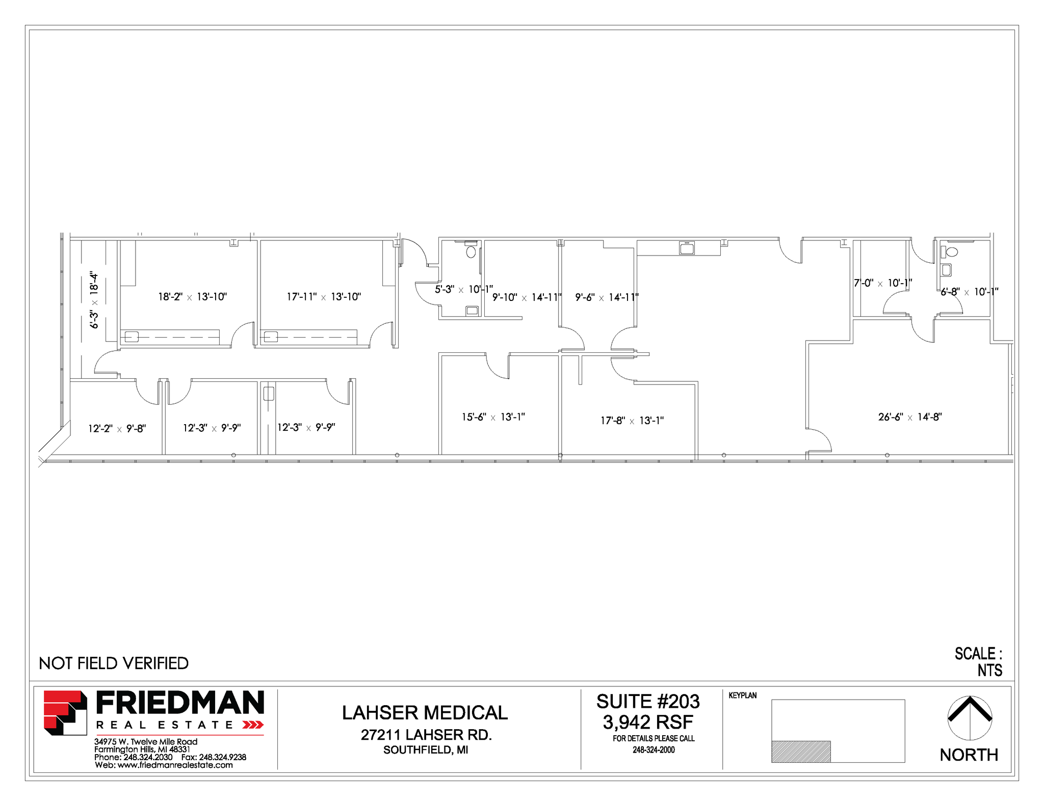 27177 Lahser Rd, Southfield, MI for lease Floor Plan- Image 1 of 1