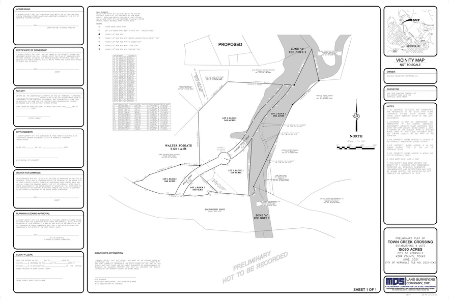 Holdsworth Rd, Kerrville, TX for sale - Plat Map - Image 2 of 2