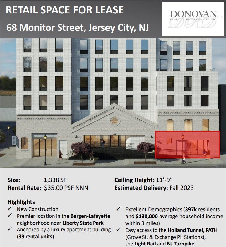 68 Monitor St., Jersey City, NJ for sale Building Photo- Image 1 of 1