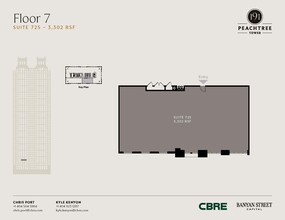 191 Peachtree St NE, Atlanta, GA for lease Floor Plan- Image 1 of 4