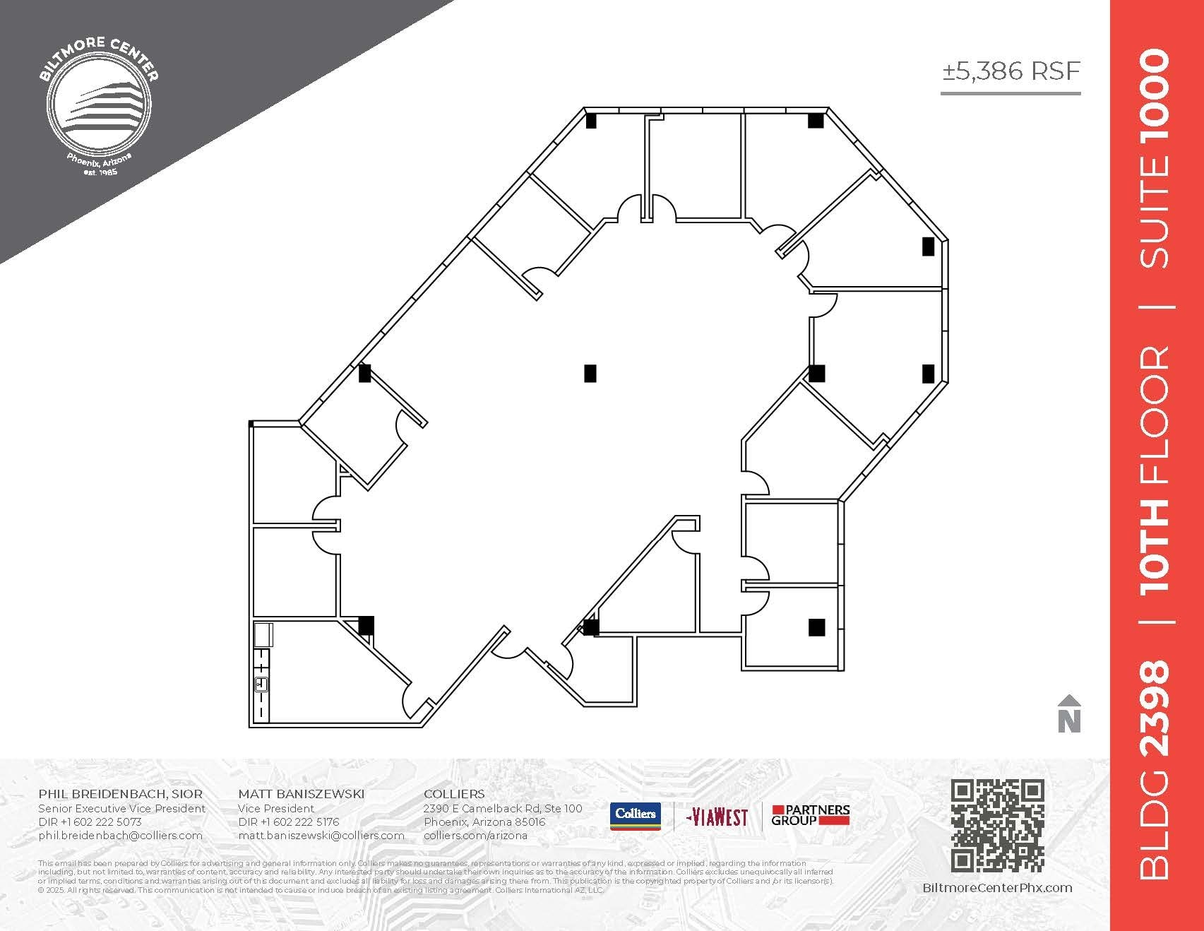 2398 E Camelback Rd, Phoenix, AZ for lease Floor Plan- Image 1 of 2