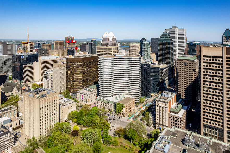 2001 Av McGill College, Montréal, QC for lease - Aerial - Image 2 of 4