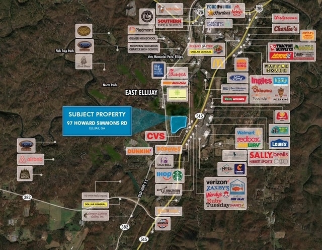 00 Howard Simmons Road, Ellijay, GA for sale - Primary Photo - Image 1 of 9