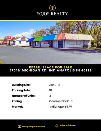 More details for 5701 N Michigan Rd, Indianapolis, IN - Retail for Sale