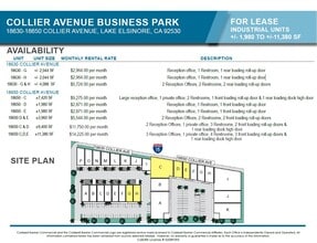 18630 Collier Ave, Lake Elsinore, CA for lease Floor Plan- Image 2 of 2