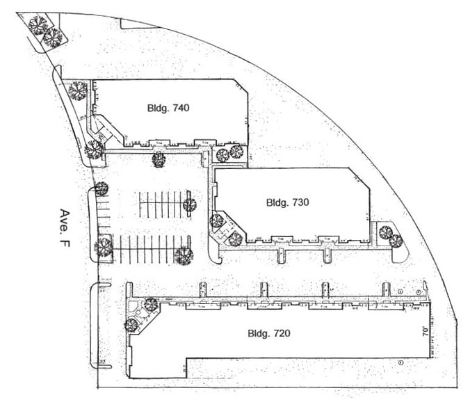 720 F Ave, Plano, TX for lease - Site Plan - Image 3 of 3