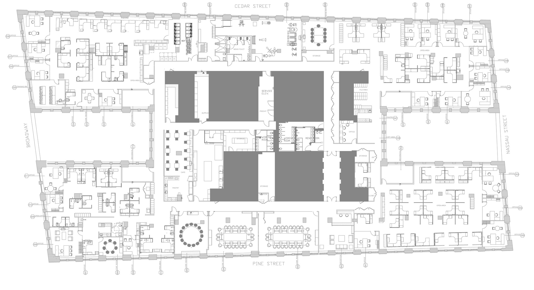 120 Broadway, New York, NY for lease Floor Plan- Image 1 of 2