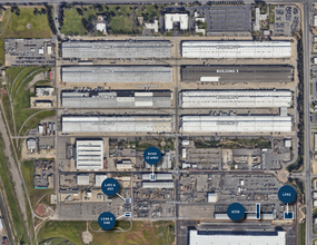 Depot Park, Sacramento, CA - aerial  map view