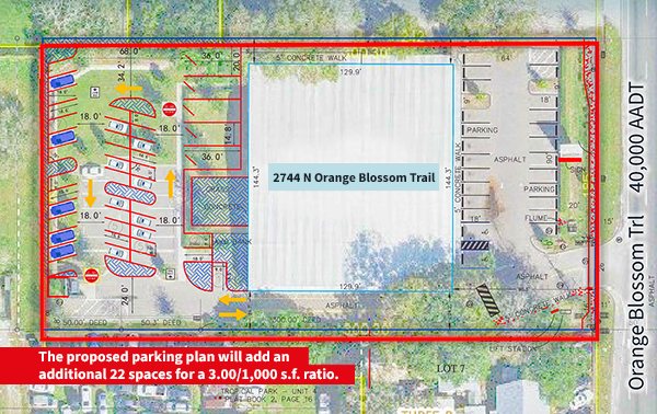 2744 N Orange Blossom Trl, Kissimmee, FL for lease - Site Plan - Image 3 of 5