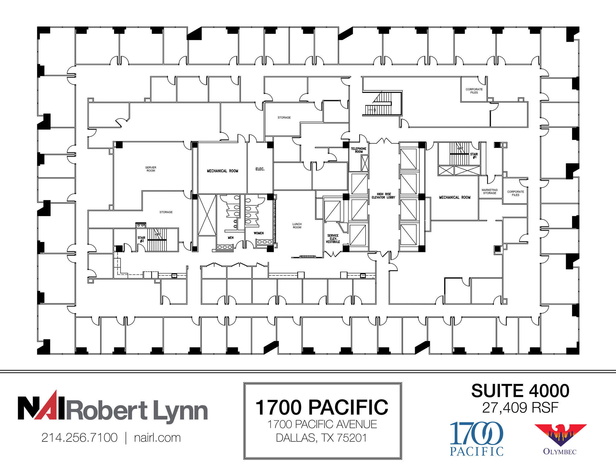 1700 Pacific Ave, Dallas, TX for lease Floor Plan- Image 1 of 1