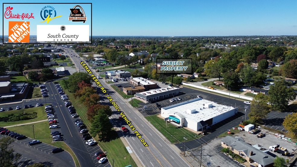 3138-3197 Lemay Ferry Rd, Saint Louis, MO for lease - Aerial - Image 2 of 5