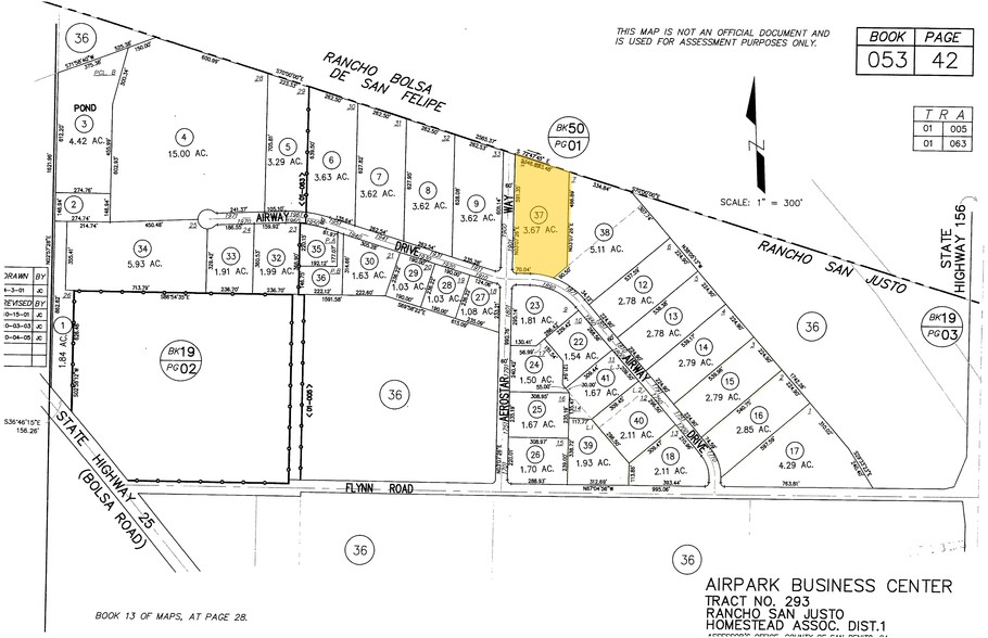 1891 Airway Dr, Hollister, CA for sale - Plat Map - Image 1 of 1