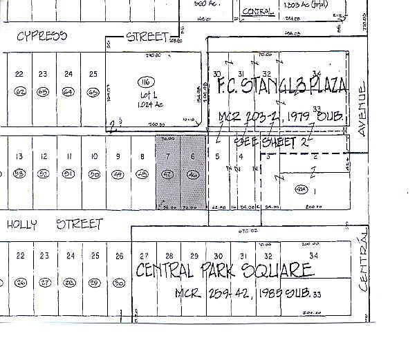 2120 N Central Ave, Phoenix, AZ for lease - Plat Map - Image 3 of 4