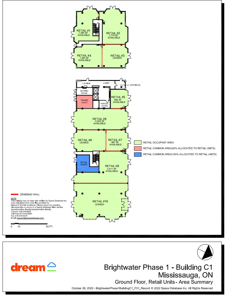 70 Mississauga Rd S, Mississauga, ON for lease Floor Plan- Image 1 of 1