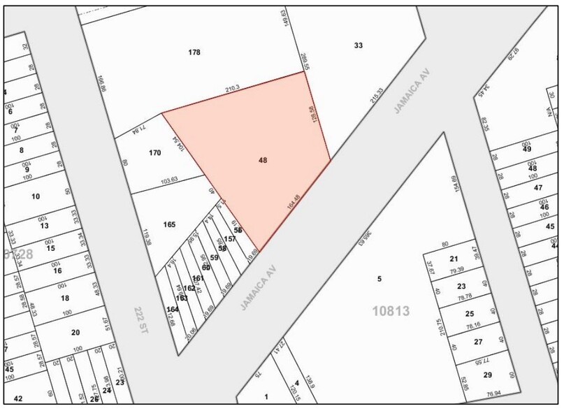 222-25 Jamaica Ave, Jamaica, NY for lease - Plat Map - Image 2 of 10