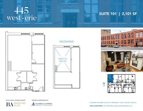 445 W Erie St, Chicago, IL for lease Floor Plan- Image 1 of 4