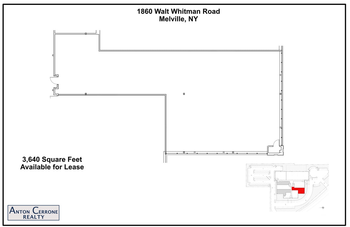 1860 Walt Whitman Rd, Melville, NY for lease Floor Plan- Image 1 of 1