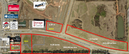 Lake Joy Road, Warner Robins, GA - aerial  map view