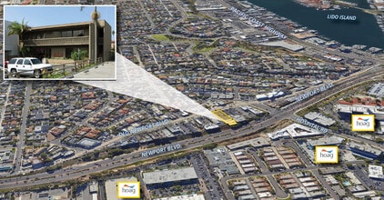 419 Old Newport Blvd, Newport Beach, CA - AERIAL map view - Image1